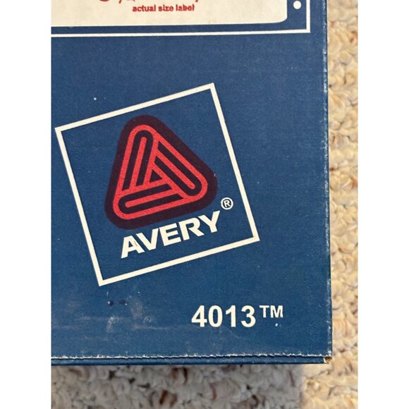 Avery Dot Matrix Labels 3 1/2 x 15/16 4013 Continuous Pin Fed Open Box - Picture 8 of 9